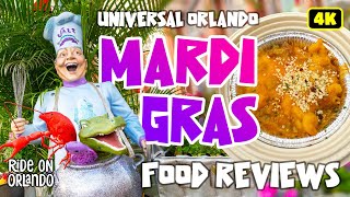 Mardi Gras Food Reviews at Universal Studios Florida Mardi Gras 2025