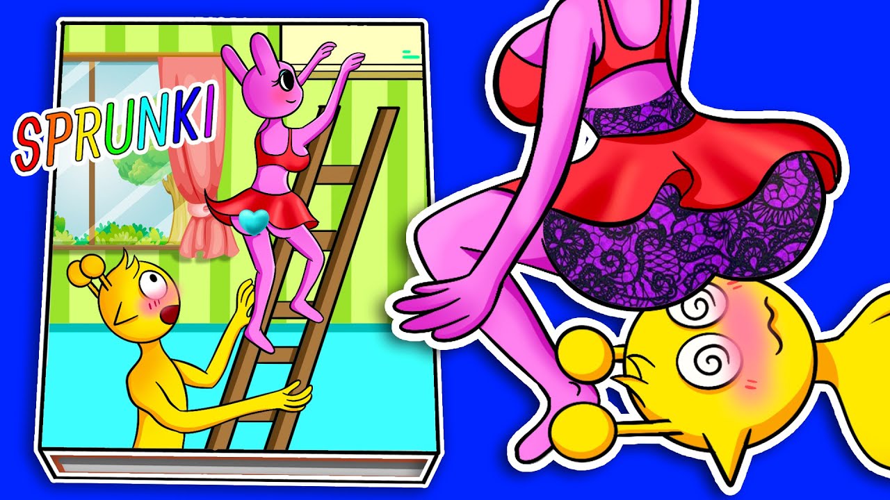 Making INCREDIBOX SPRUNKI Game Book📚 💕 Pinki & Yellow Love Story bad Squishy Surgery