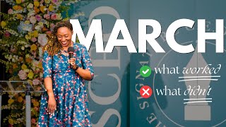 FOR THE DATA GIRLIES: March Strategy Report