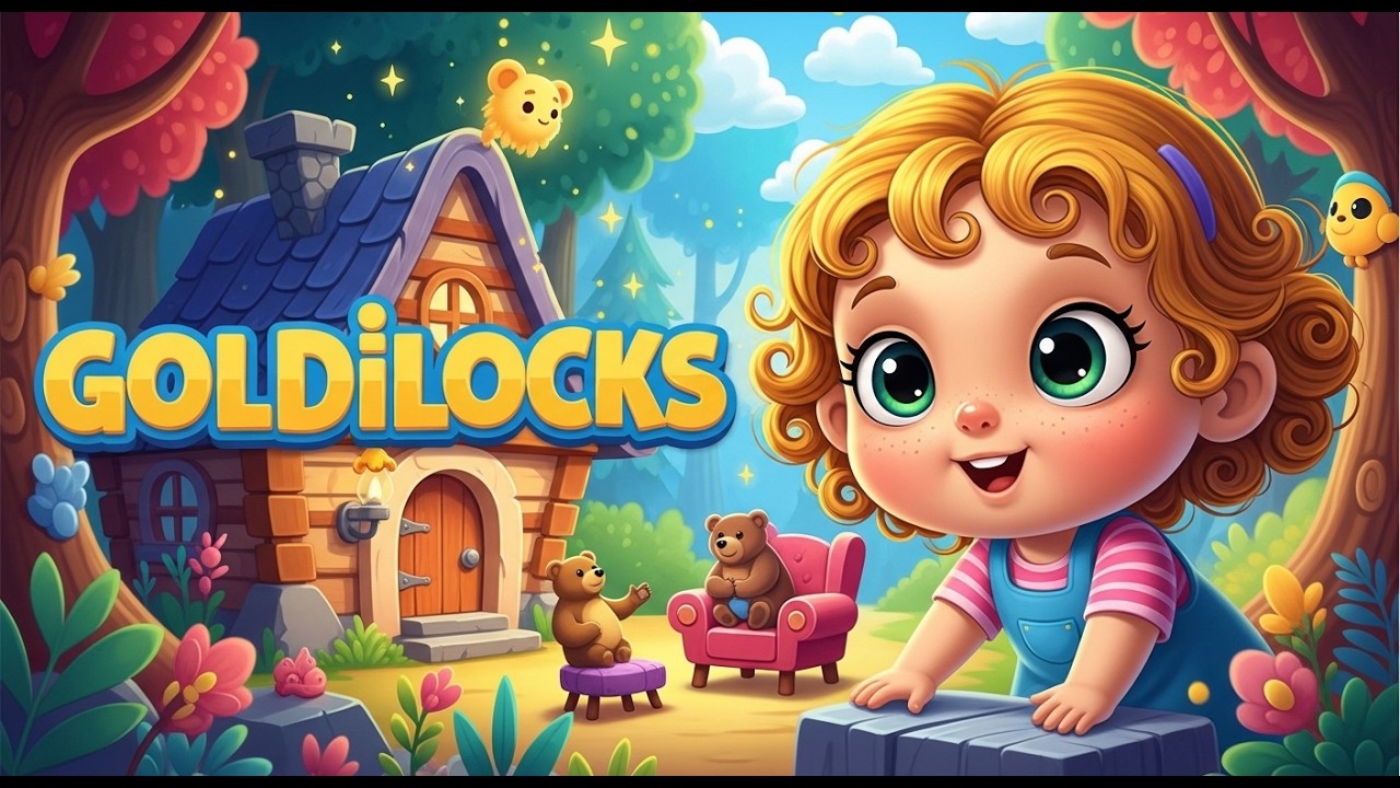 Altın Saçlı Kız (Goldilocks) ve Üç Ayı | Çocuklar İçin Öğretici Masal