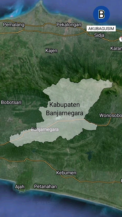 Geografi Kabupaten Banjarnegara, Provinsi Jawa Tengah, NKRI🇮🇩