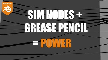 Simulate Grease Pencil in Geo Nodes - Blender 4.3