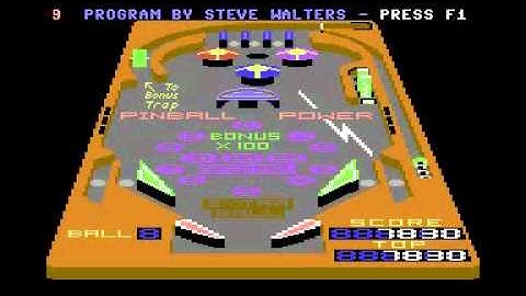 3D Pinball Power - Commodore 64