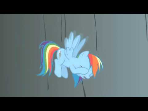 Rainbow Dash Flying Double Facehoof