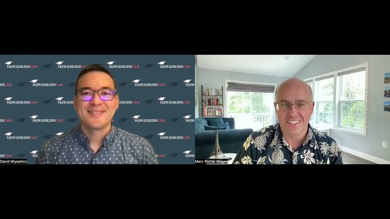 50CAN CEO Marc Porter Magee interviews HawaiiKidsCAN Executive Director David Miyashiro