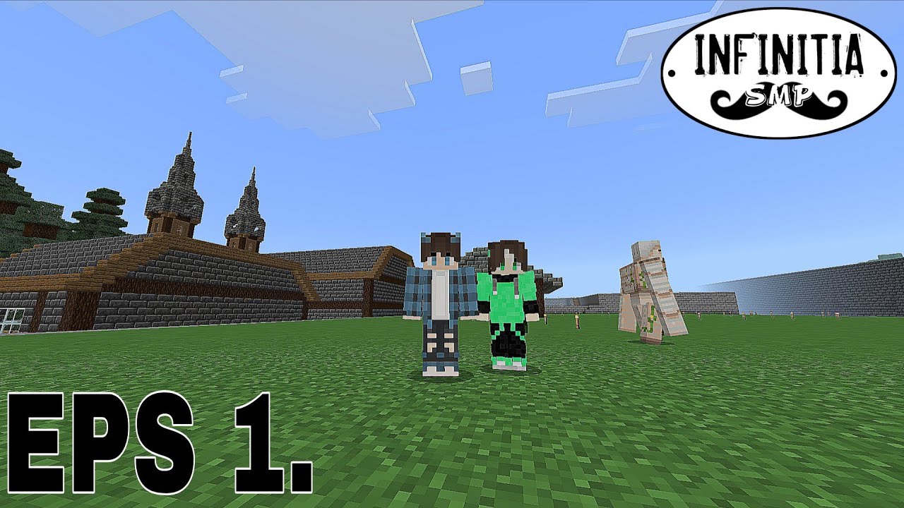 INFINITIA SMP EPISODE 1. - "Mengalahkan Enderdragon namun aku terkena karma"