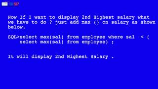 FINDING N HIGHEST SALARY