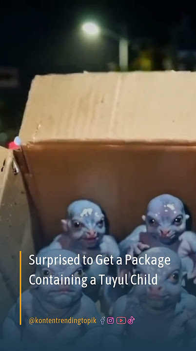 Surprised to Get a Package Containing a Tuyul Child #shorts #shortvideo #short #shortsvideo