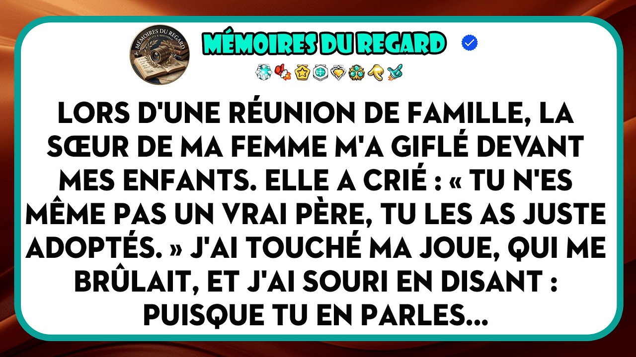 Un barbecue de famille un dimanche de juin. Ma fille de neuf ans court vers moi en larmes. Thomas, treize ans, venait de lui lancer : « Vos vrais parents ne voulaient pas de vous. Vous n'avez même...