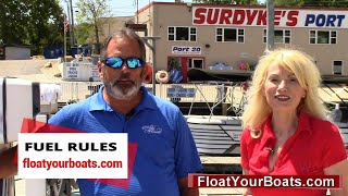 Don't Blow Up Your Boat - Gas Dock Safety Tips from FloatYourBoats.com.