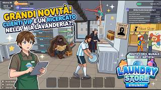 18) Laundry Store Simulator - Giornata Assurda, Calciatori, Streamer e Fumetti Alla Lavanderia!