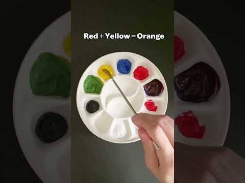 produce various colors #asmr #satisfying #colormixing