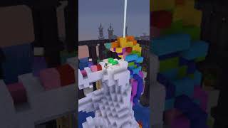 Minecraft Timelapse: Giant Unicorn - #Shorts