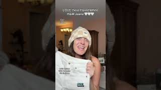 Love these H&amp;M White Flared Jeans!🤍 #handm #whitejeans https://www.tiktok.com/t/ZP8gqrtk3/
