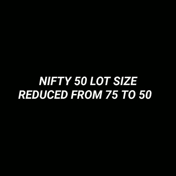 nifty-50-lot-size-reduced-new-nifty-50-lot-size-shorts-youtube