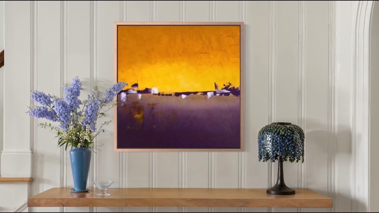 Minimalist Abstract Painting. Interior Art Techniques. # ...