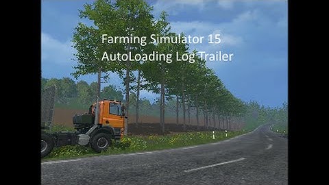 Farming Simulator: AutoLoader Log Trailer.