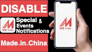 How to disable special & events notifications on Made-in-China B2B Trade Online account||Unique tech