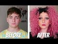 GUY REACTS TO FULL DRAG FOR A DAY! *INSANE TRANSFORMATION*