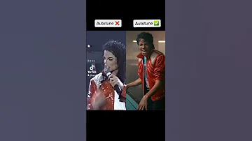 beat it Mj - Autotune vs No Autotune