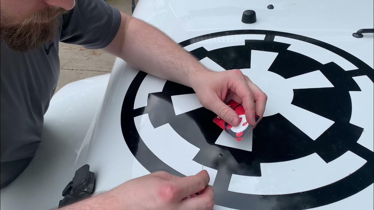 Decals 3 How to Remove Air Bubbles from Vinyl Decals YouTube