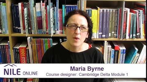 NILE Cambridge DELTA Module 1 course - new exam
