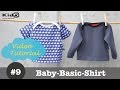 Baby Shirt mit amerikanischem Ausschnitt selber nähen - DIY-Näh-Tutorial