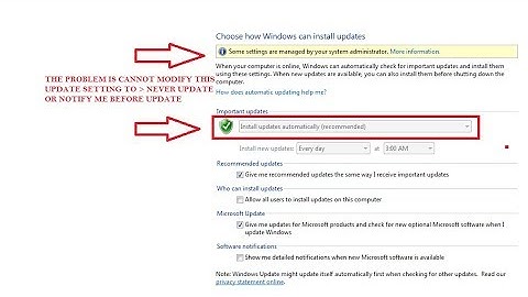 Automatic Update Windows-7 Turn Off. Some Settings managed by system Administrator. gpedit/regedit
