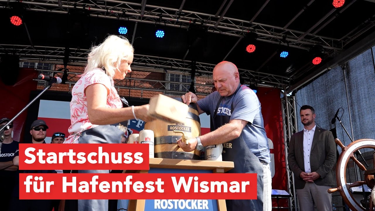 Hafenfest 2025: Wismar feiert ein ganzes Wochenende am Wasser