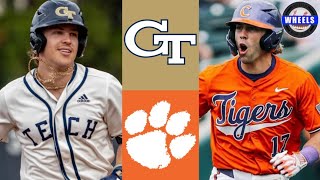 Georgia Tech vs #4 Clemson (INCREDIBLE!) | Full Doubleheader Highlights | 2024 College Baseball