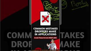 Common Mistakes Droppers Make in Applications #doorsteptutor com Call 9998008851