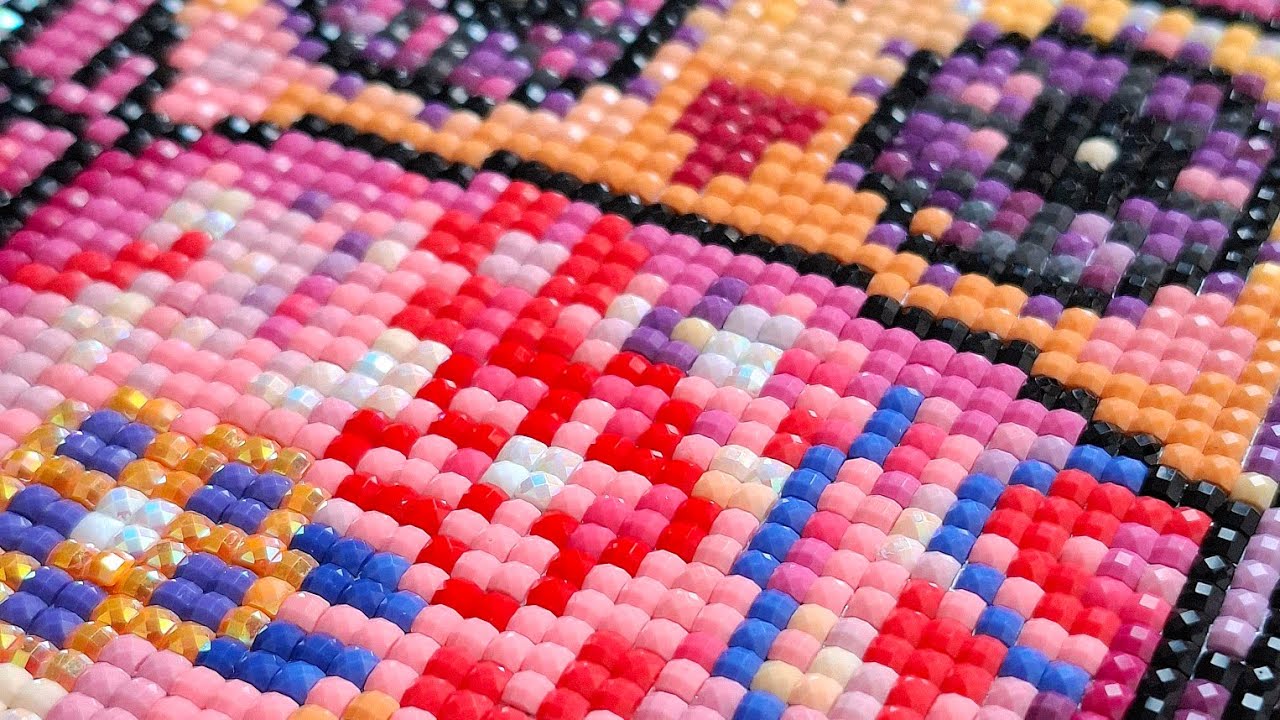 It's FINISHED 🤩 - Diamond Painting ASMR - Satisfying & Relaxing - No Talking - Real Speed