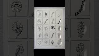Zentangle flowers #zentangle #calm #flower #leaf #sketch #doodle #drawing #drawingtutorial #画画教学