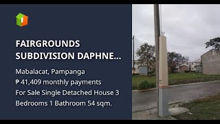 Fairgrounds Subdivision Daphne Model
