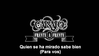 Video thumbnail of "Carajo - Para vos (letra)"