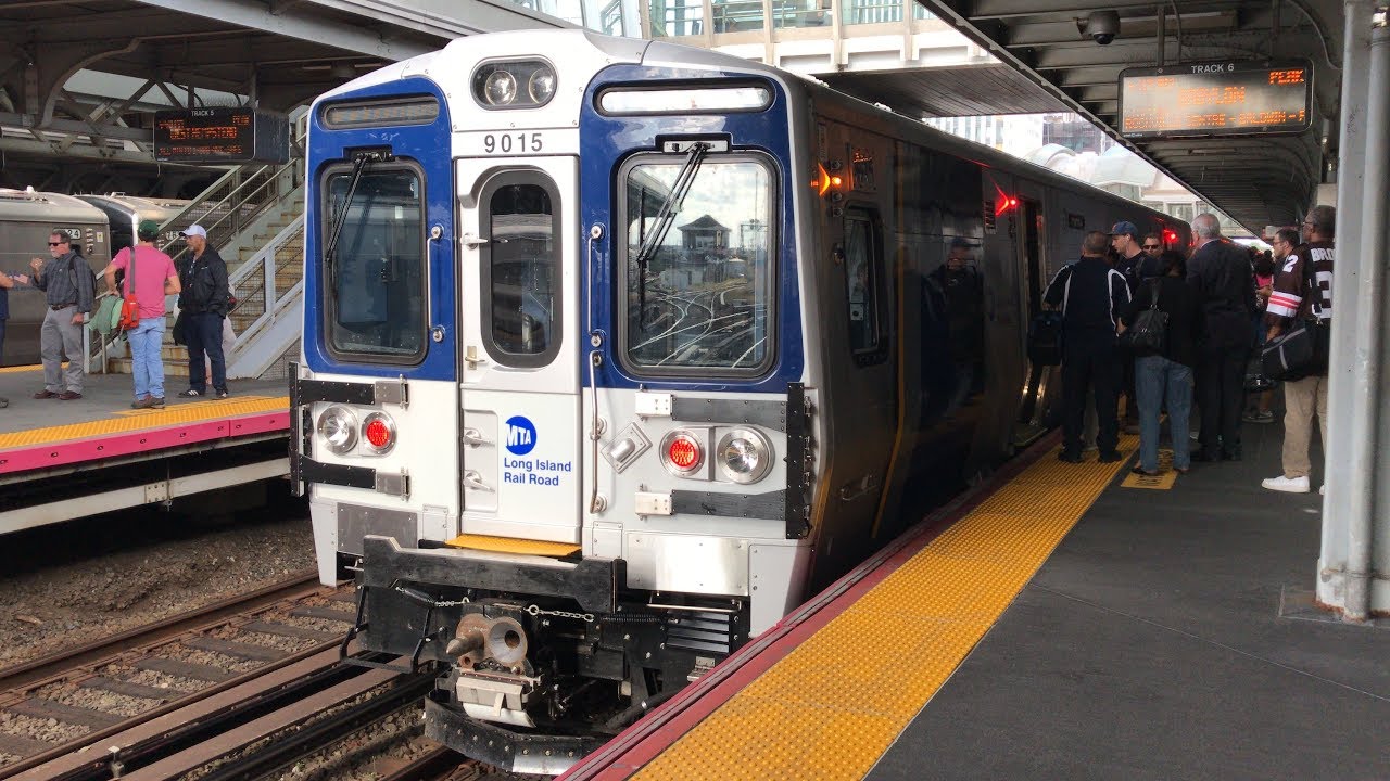 Riding Long Island Rail Road [LIRR] Kawasaki M9 EMU on Train 142 ...