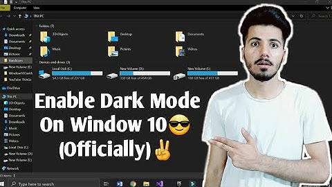 How To Enable Dark Mode On Windows 10 (Official)