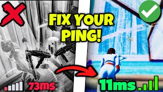 Fix HIGH Ping In Fortnite Chapter 6!