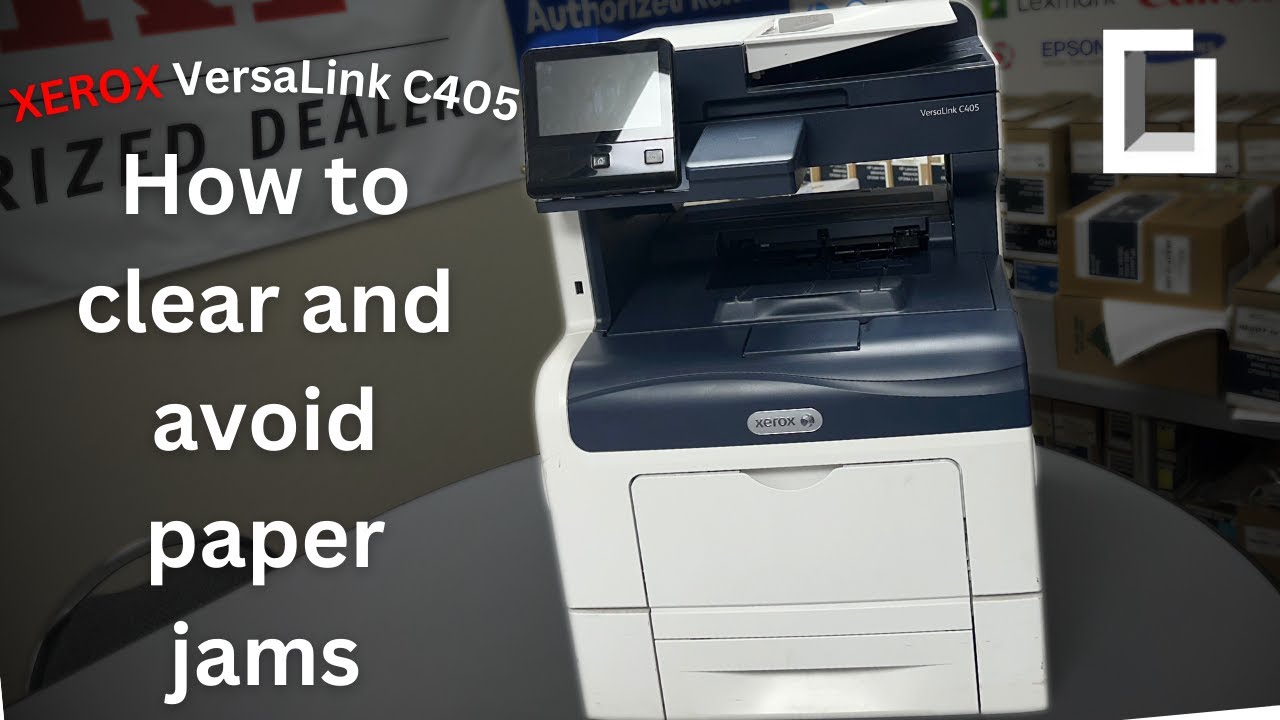 Xerox Versa Link C405 | How To Clear and Avoid Paper Jams | Onyx