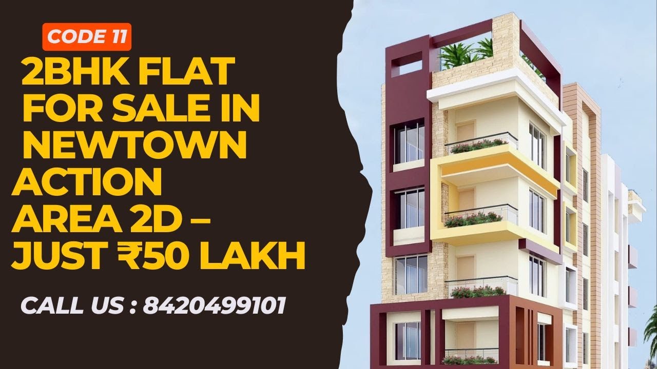 Ready-to-Move 2BHK Flat for Sale in Newtown, Action Area 2D –Only ₹50 Lakh! hidco LIG Corporative-11