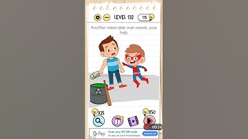 Brain test level 132 another miserable man needs your help