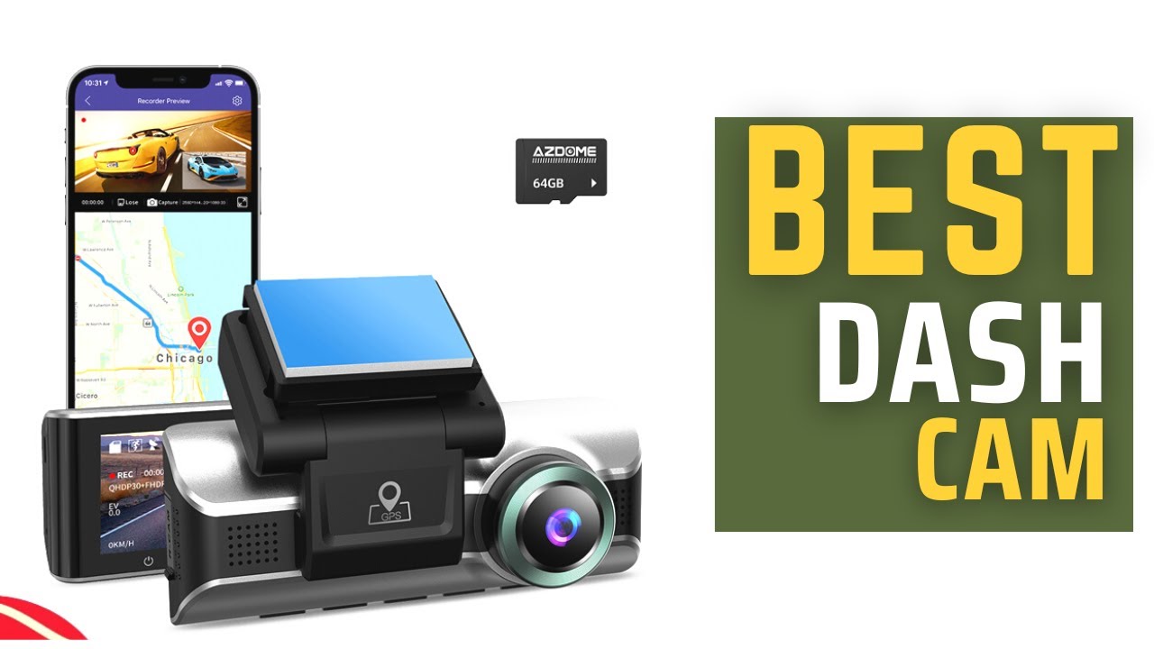 Best Car Dash Cam AZDOME M550 2CH Dash Cam 4K Review YouTube