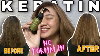Keratin treatment sendiri di rumah menggunakan Pikaru keratin anti frizz, keratin tanpa formalin