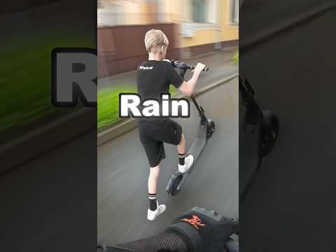 Kid Pops His Scooter In