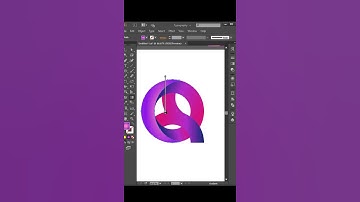 Create a Gradient QY Letter Logo Design | Adobe Illustrator Tutorials