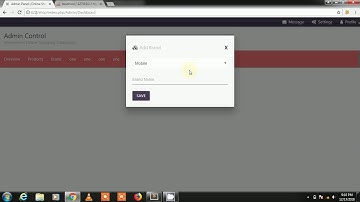 E-commerce Project in Code-igniter Framework Part-43 ( Show Item in Brand modal & Insert Brand )