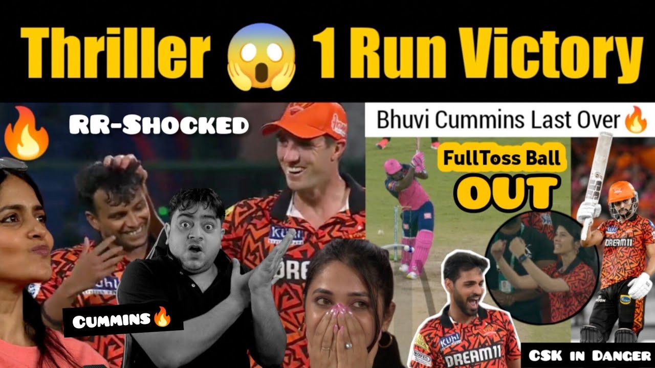 जीता हुआ मैच हारा RR 😱 Hats off to Cummins | Bhuvneshwar Last Over to Powell | SRH vs RR 2024