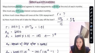 Compound Interest with geometric series (part 1)