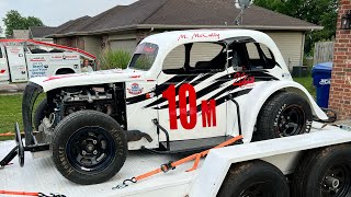 Setting up the INEX Legend car to hit the track again!!