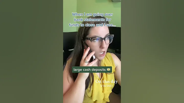 When you're #buyingahouse be careful of making large cash deposits.